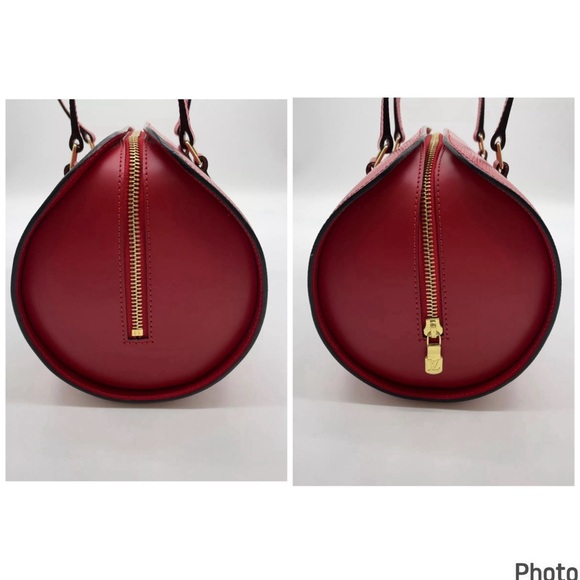 Auth Louis Vuitton Epi Suoufflot Red With Pouch - Picture 8 of 11